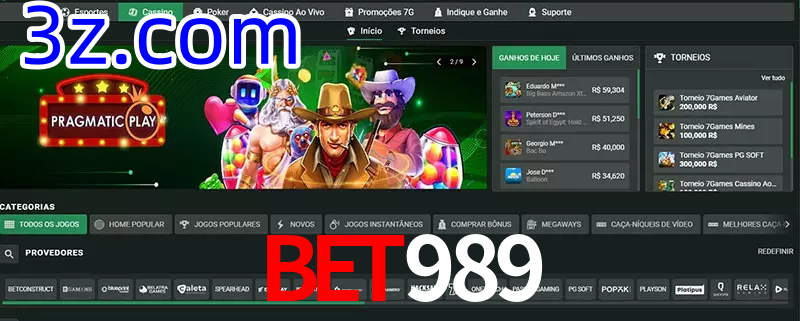 cassino Bet989